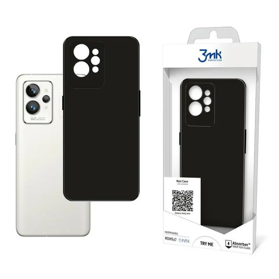 3MK Matt Case Realme GT 2 Pro czarny/black w sklepie Wasserman.eu