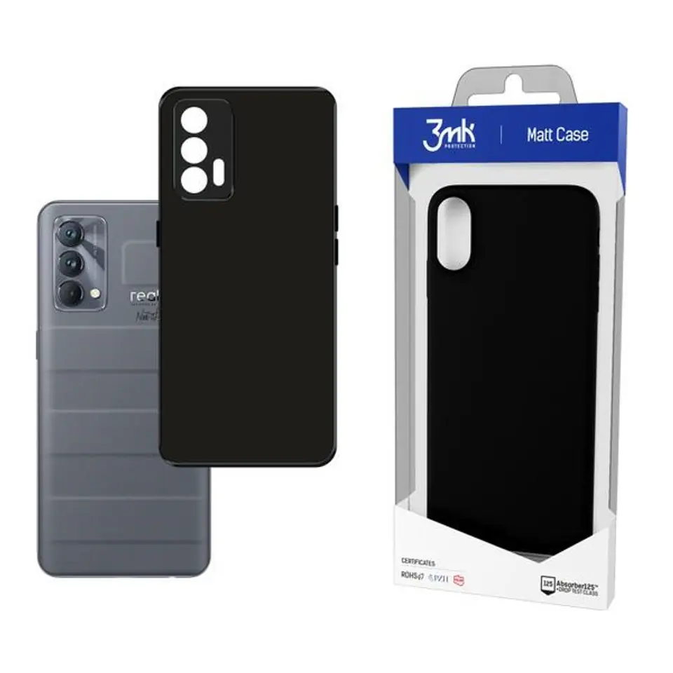 3MK Matt Case Realme GT Master czarny/black w sklepie Wasserman.eu