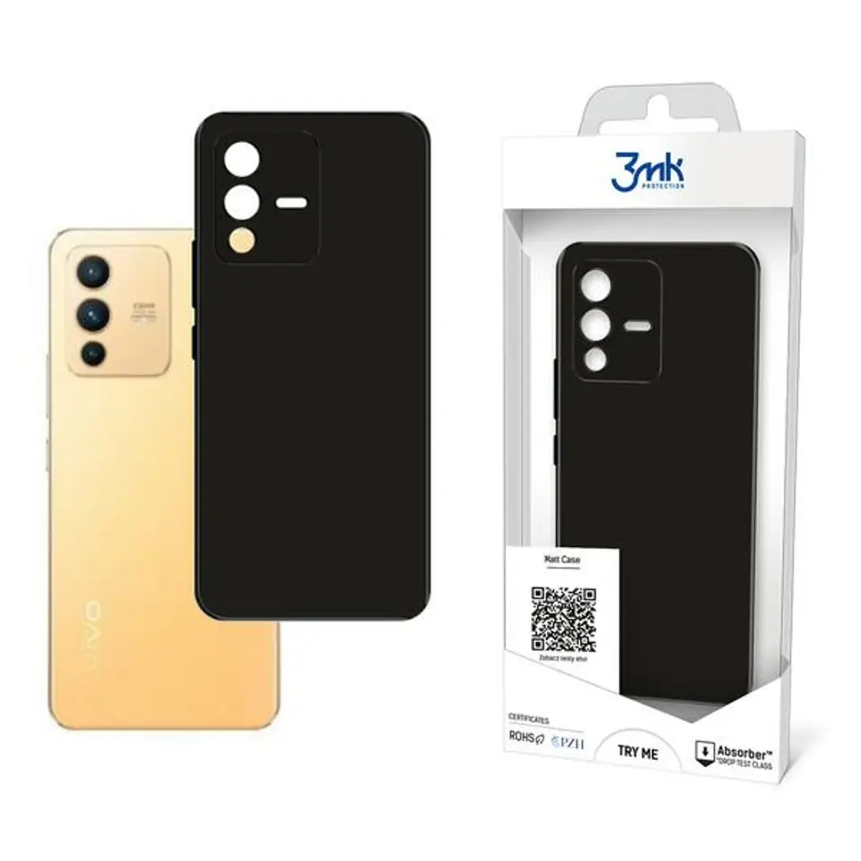 3MK Matt Case Vivo S12 5G czarny/black w sklepie Wasserman.eu