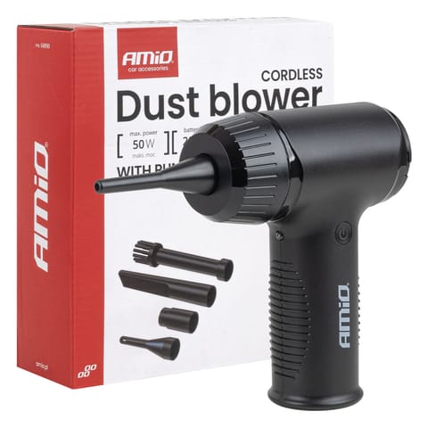 ⁨Dmuchawa do kurzu bezprzewodowa 50w amio-04890⁩ w sklepie Wasserman.eu