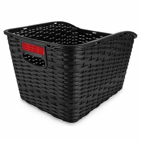 ⁨RW12C Kosz rowerowy tylni bagażnik z odblaskiem⁩ w sklepie Wasserman.eu