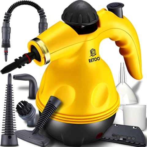 ⁨Parownica myjka parowa mop parowy 100w zestaw xxl - o529⁩ w sklepie Wasserman.eu