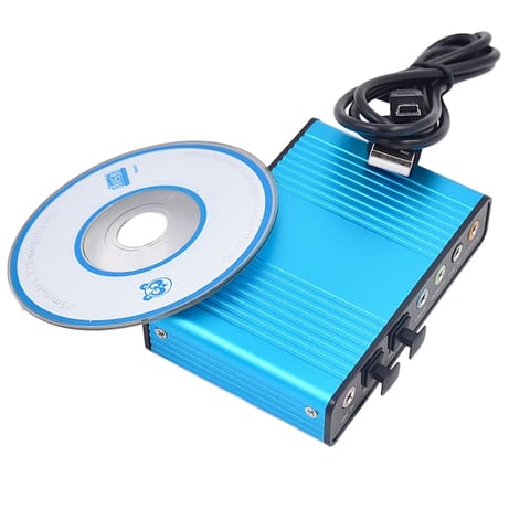 ⁨Karta muzyczna dźwiękowa usb jack adapter 5.1 7.1⁩ w sklepie Wasserman.eu