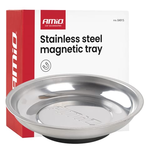 ⁨Miska magnetyczna ze stali nierdzewnej 150mm amio-04915⁩ w sklepie Wasserman.eu