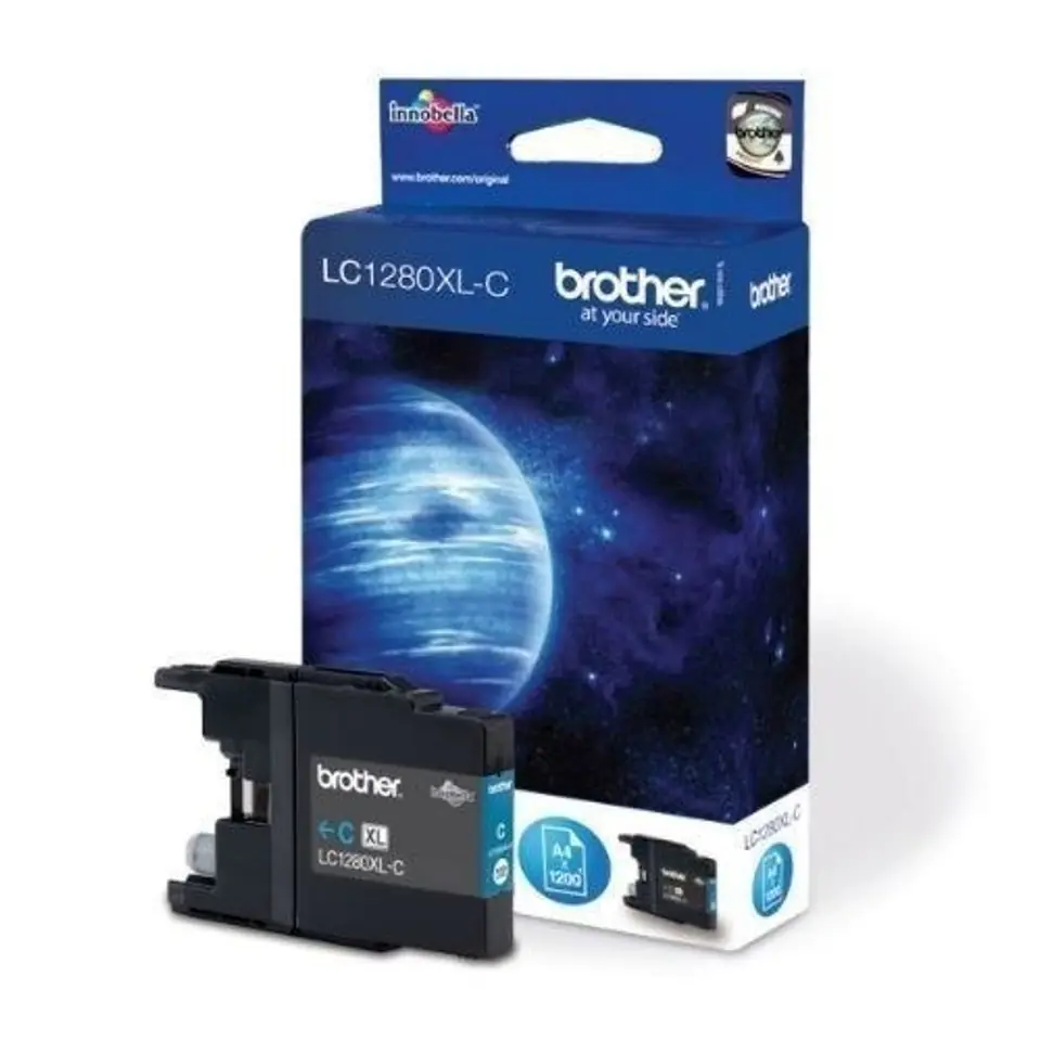 ⁨Brother LC1280XLC Ink Cartridge, Cyan⁩ w sklepie Wasserman.eu