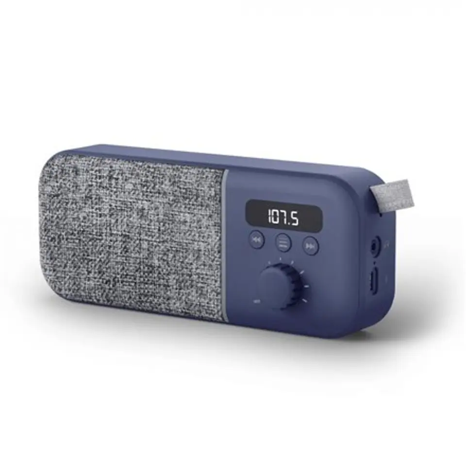 ⁨Energy Sistem Fabric Box FM Radio 3W, Navy⁩ at Wasserman.eu