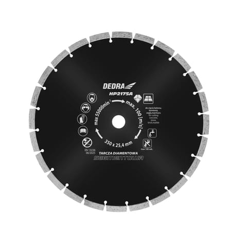 ⁨Tarcza diamentowa do betonu 100m/s 400/25,4mm⁩ w sklepie Wasserman.eu