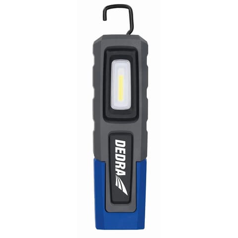 ⁨Latarka cob led + smd led + uv, 400lm, haczyk, magnes⁩ w sklepie Wasserman.eu