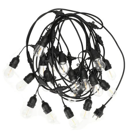 ⁨Girlanda ogrodowa 20m, 20 żarówek led, 220v⁩ w sklepie Wasserman.eu