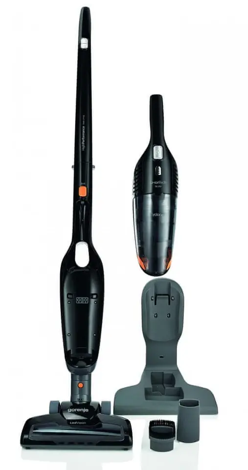 ⁨Gorenje | Vacuum cleaner | SVC144FBK | Handstick 2in1 | Handstick | - W | 14.4 V | Operating time (max) 38 min | Black⁩ w sklepie Wasserman.eu