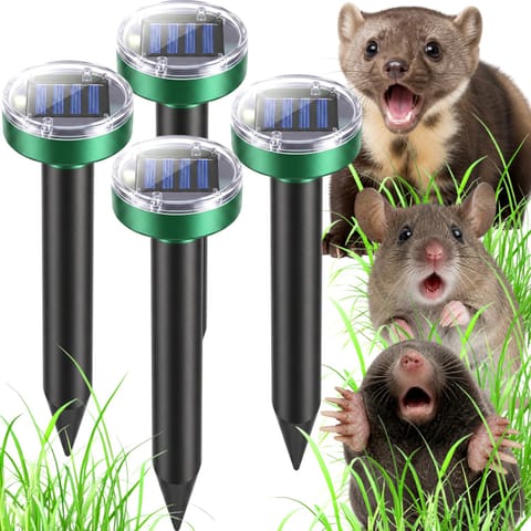 ⁨4x mocny odstraszacz kretów nornice krety solarny ogrodowy do odstraszania⁩ w sklepie Wasserman.eu