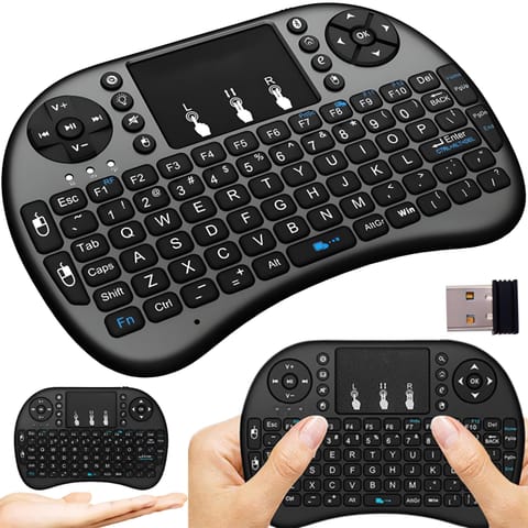 ⁨Mini klawiatura bezprzewodowa i8 smart tv bluetooth -e151⁩ w sklepie Wasserman.eu