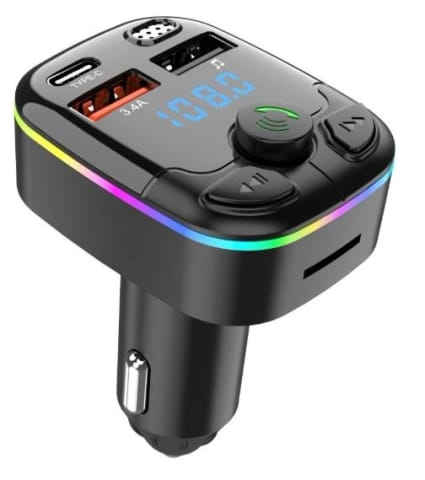⁨OG46 Transmiter bluetooth samochodowy rgb⁩ w sklepie Wasserman.eu