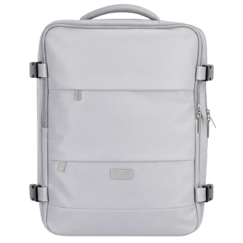 ⁨CR 6880 medium grey Plecak biznesowo-sportowy on-board free size 40x20x30 cm, 24l, 3 komory, 11 kieszeni, laptop 17⁩ w sklepie Wasserman.eu