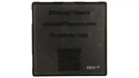 ⁨Touch Thermostat DEVIreg Smart 240V 16A 5-45C IP21 schwarz 140F1143⁩ im Wasserman.eu