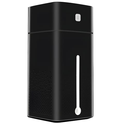 ⁨Nawilżacz powietrza dyfuzor zapachowy aromaterapia lampka led czarny⁩ w sklepie Wasserman.eu