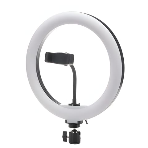 ⁨Lampa pierścieniowa led selfie ring statyw pilot + uchwyt na telefon 210cm⁩ w sklepie Wasserman.eu
