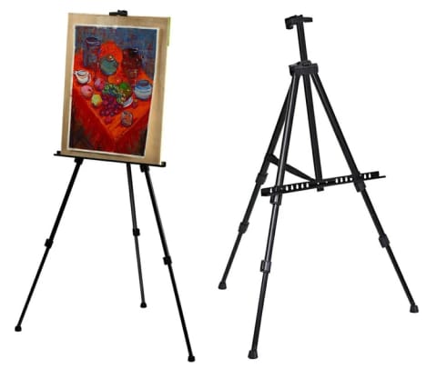 ⁨ST7B Aluminium easel 170 cm black⁩ at Wasserman.eu