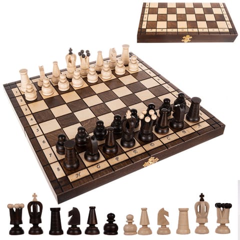 ⁨Szachy królewskie 31x31cm Ruhhy 26038⁩ w sklepie Wasserman.eu