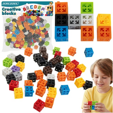 ⁨Klocki kreatywne 160szt. Kruzzel 26377⁩ w sklepie Wasserman.eu