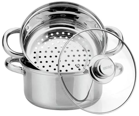 ⁨PAIR POT KINGHOFF 3 ELEM. 18cm KH-3315⁩ at Wasserman.eu