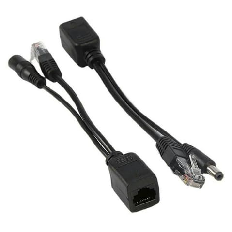 ⁨RJ12 Zestaw adapterów poe rj45 i 2.1/5.5⁩ w sklepie Wasserman.eu