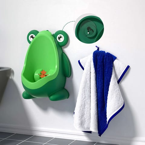 ⁨Pisuar żabka nocnik dla dzieci chłopca na ścianę żabka -d001⁩ w sklepie Wasserman.eu