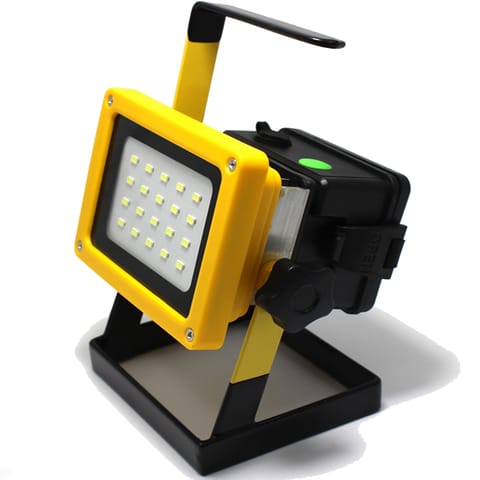 ⁨Halogen led roboczy budowlany akumulatorowy 30w przenośny mocny jasny kabel⁩ w sklepie Wasserman.eu