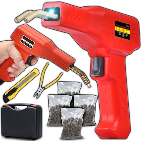 ⁨Zgrzewarka plastiku tworzyw spawarka lutownica 1200 zszywek duży zestaw⁩ w sklepie Wasserman.eu