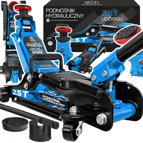 ⁨Podnośnik samochodowy hydrauliczny lewarek żaba zakres 85-360mm 2,5t - mr177⁩ w sklepie Wasserman.eu
