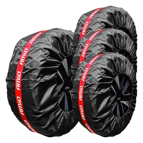 ⁨Pokrowce na koła felgi opony komplet 4szt. 19-23" amio-04950⁩ w sklepie Wasserman.eu
