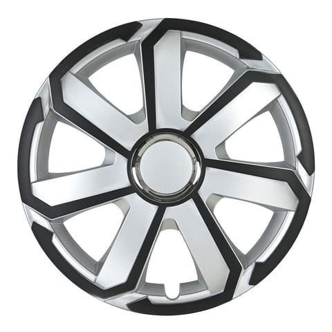 ⁨Kołpak samochodowy aerospin 16" cali czarno-srebrny⁩ w sklepie Wasserman.eu
