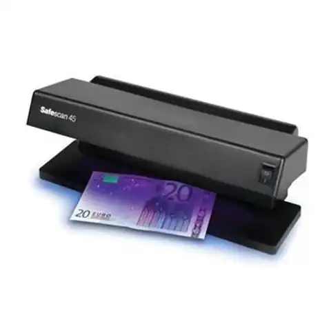 ⁨SAFESCAN | 45 UV Counterfeit detector | Black | Suitable for Banknotes, ID documents | Number of detection points 1⁩ w sklepie Wasserman.eu