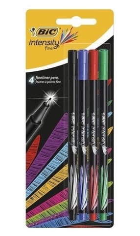 ⁨Cienkopisy Intensity fine mix ast 4 kolory BIC⁩ w sklepie Wasserman.eu