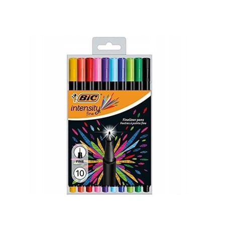 ⁨Cienkopisy Intensity fine mix ast etui 10 kolorów⁩ w sklepie Wasserman.eu