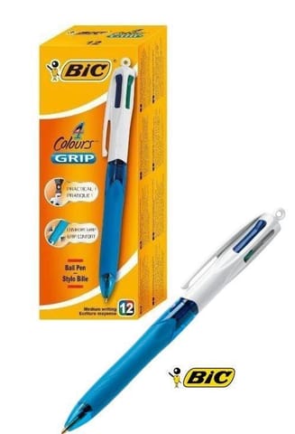 ⁨Długopis 4 Colours Grip Medium (12szt) BIC⁩ w sklepie Wasserman.eu