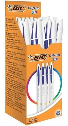 ⁨Długopis Cristal Bicolor niebieski (20szt) BIC⁩ w sklepie Wasserman.eu