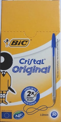 ⁨Długopis Cristal Original niebieski (50szt) BIC⁩ w sklepie Wasserman.eu