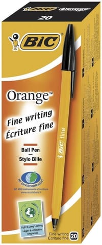 ⁨Długopis Orange Original czarny (20szt) BIC⁩ w sklepie Wasserman.eu