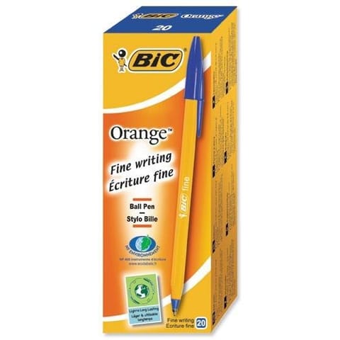⁨Długopis Orange Original niebieski (20szt) BIC⁩ w sklepie Wasserman.eu