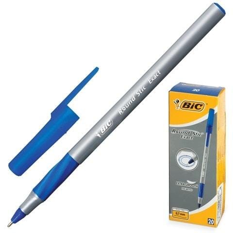 ⁨Długopis Round Stic Exact niebieski (20szt) BIC⁩ w sklepie Wasserman.eu