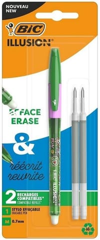 ⁨Długopis żelowy Illusion 0,7mm zielony 1+2szt BIC⁩ w sklepie Wasserman.eu