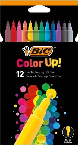 ⁨Flamastry Color UP 12 kolorów BIC⁩ w sklepie Wasserman.eu