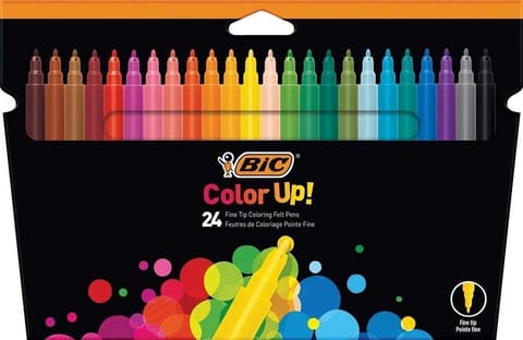 ⁨Flamastry Color UP 24 kolory BIC⁩ w sklepie Wasserman.eu