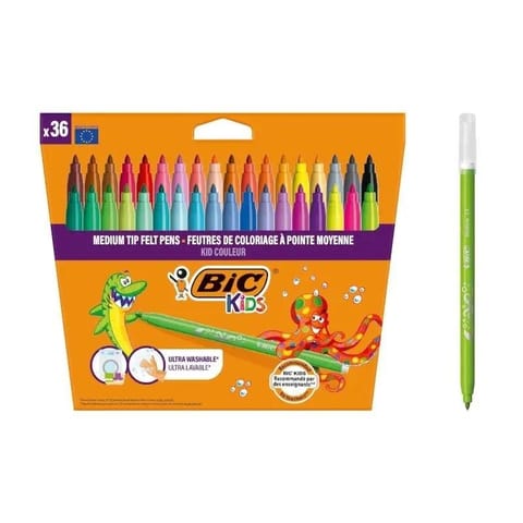 ⁨Flamastry Kids Couleur 36szt BIC⁩ w sklepie Wasserman.eu