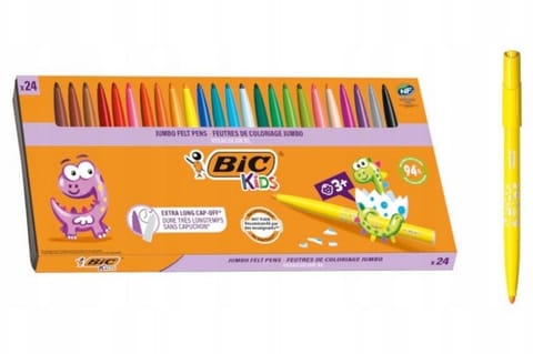 ⁨Flamastry Kids Visacolor XL ECOlutions 24szt BIC⁩ w sklepie Wasserman.eu