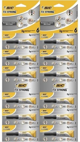 ⁨Klej Fix Strong (12szt) BIC⁩ w sklepie Wasserman.eu
