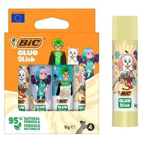 ⁨Klej Stick ECOlustions 8g Decor 4szt BIC⁩ w sklepie Wasserman.eu