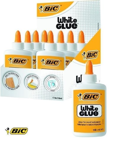 ⁨Klej WHITE GLUE 118ML (8szt) BIC⁩ w sklepie Wasserman.eu