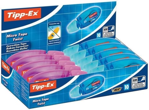 ⁨Korektor Micro Tape Twist w Taśmie (10szt) BIC⁩ w sklepie Wasserman.eu